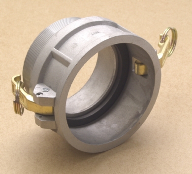 Click to enlarge - Part ‘B’ ‘Camlock’ type coupling. Female Cam to BSP Male. All couplings are made to MIL-C-27487 specification. Threads tapered to BS21
